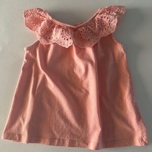 PRIMARK Sleeveless Peach Shirt‎ - Size 5/6.